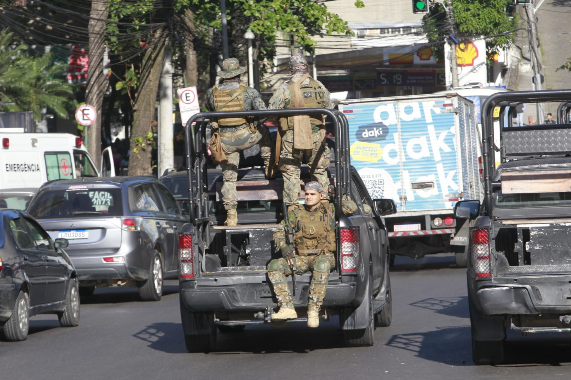 Operação na Rocinha procura por criminosos de outros estados - Reginaldo Pimenta/Agência O Dia