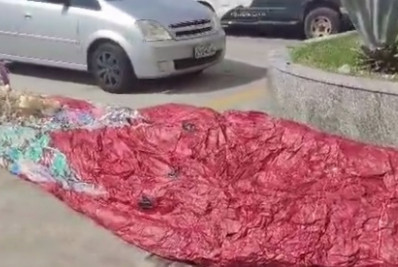 Ação da PM apreende balão em Mesquita