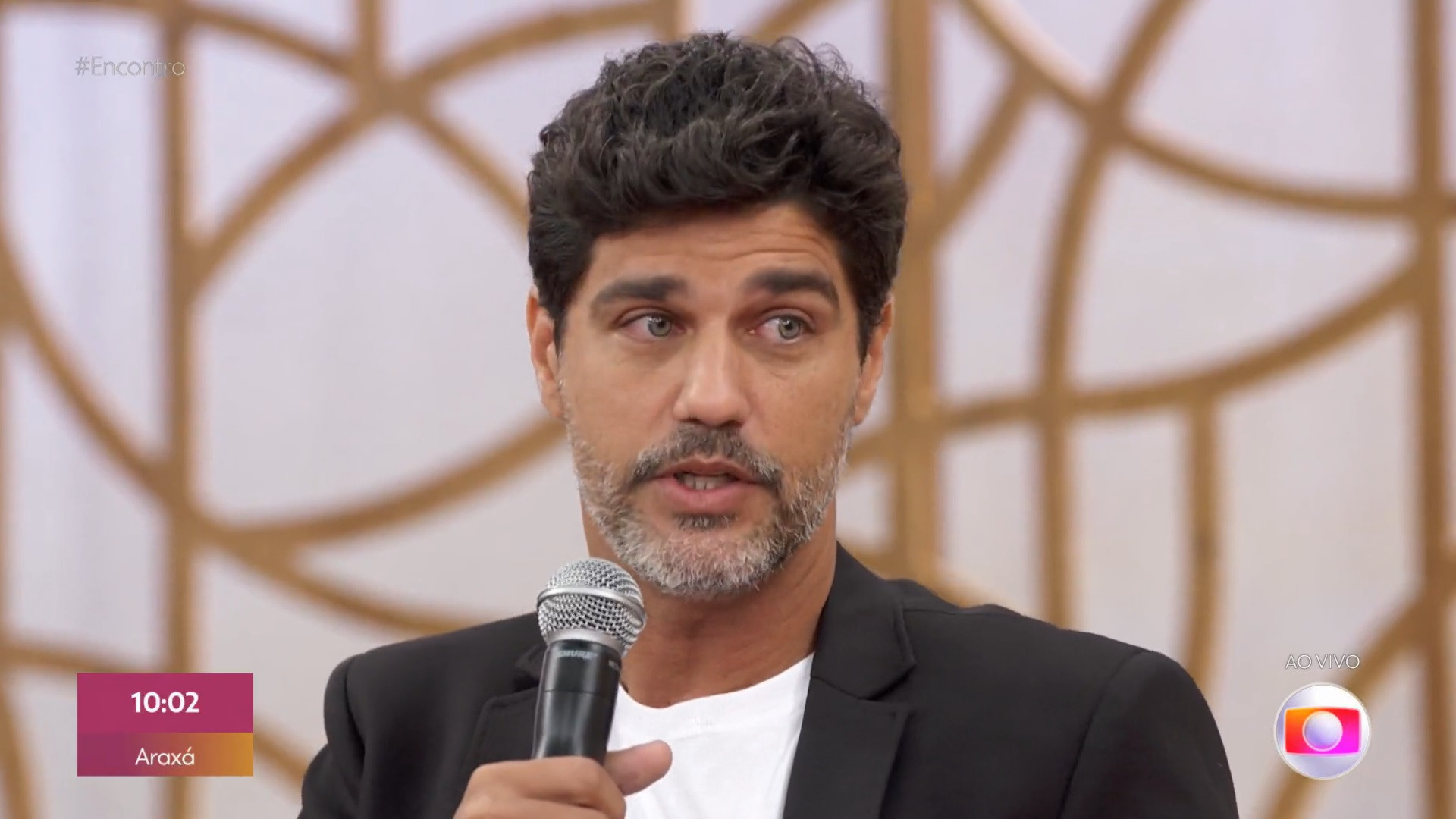 Bruno Cabrerizo participa do 'Encontro', da TV Globo - Reprodução de vídeo / TV Globo