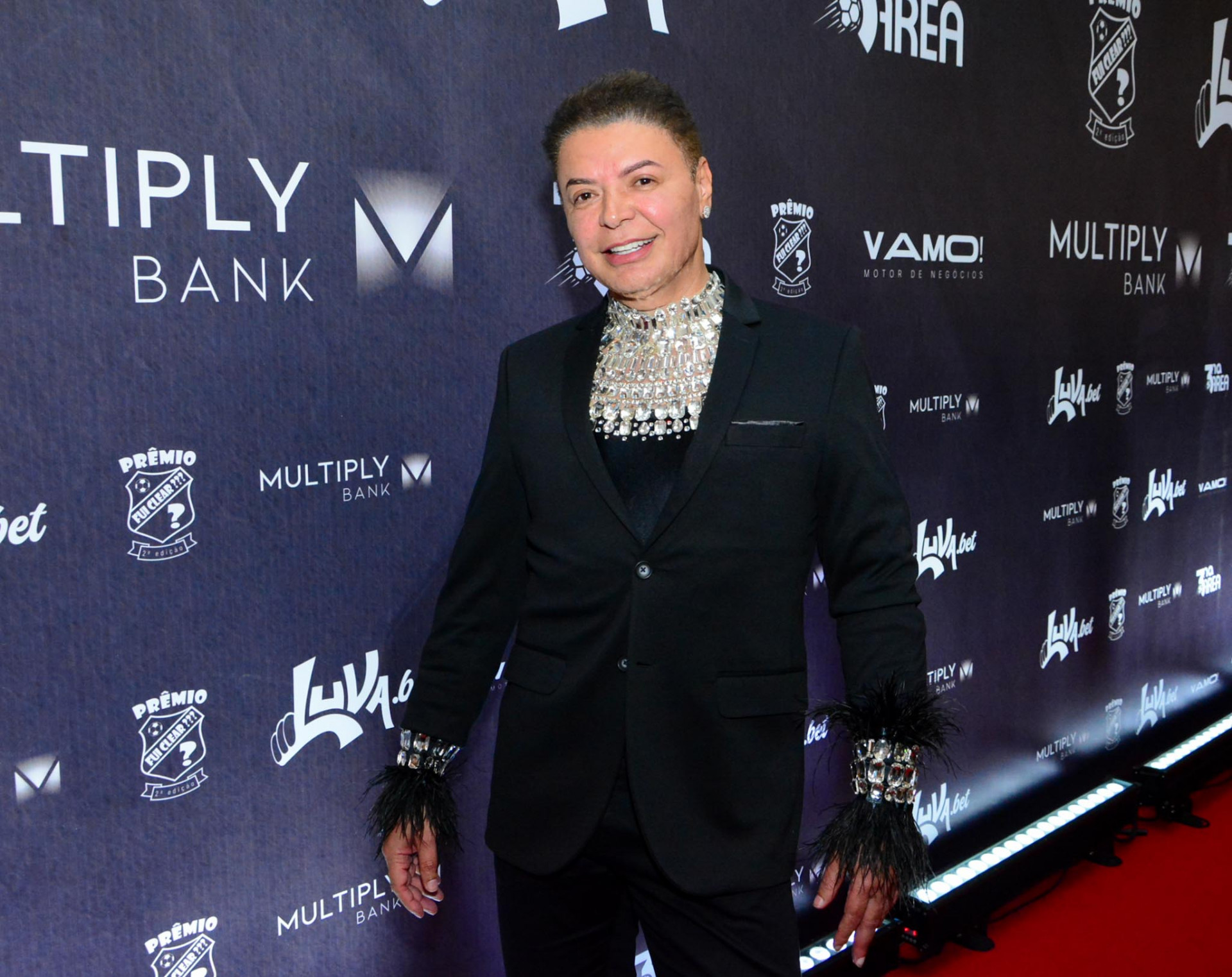 David Brazil participa da premiação 'Fui Clear 2023', no Copacabana Palace, Zona Sul do Rio, na noite desta segunda-feira - Webert Belicio / Ag. News