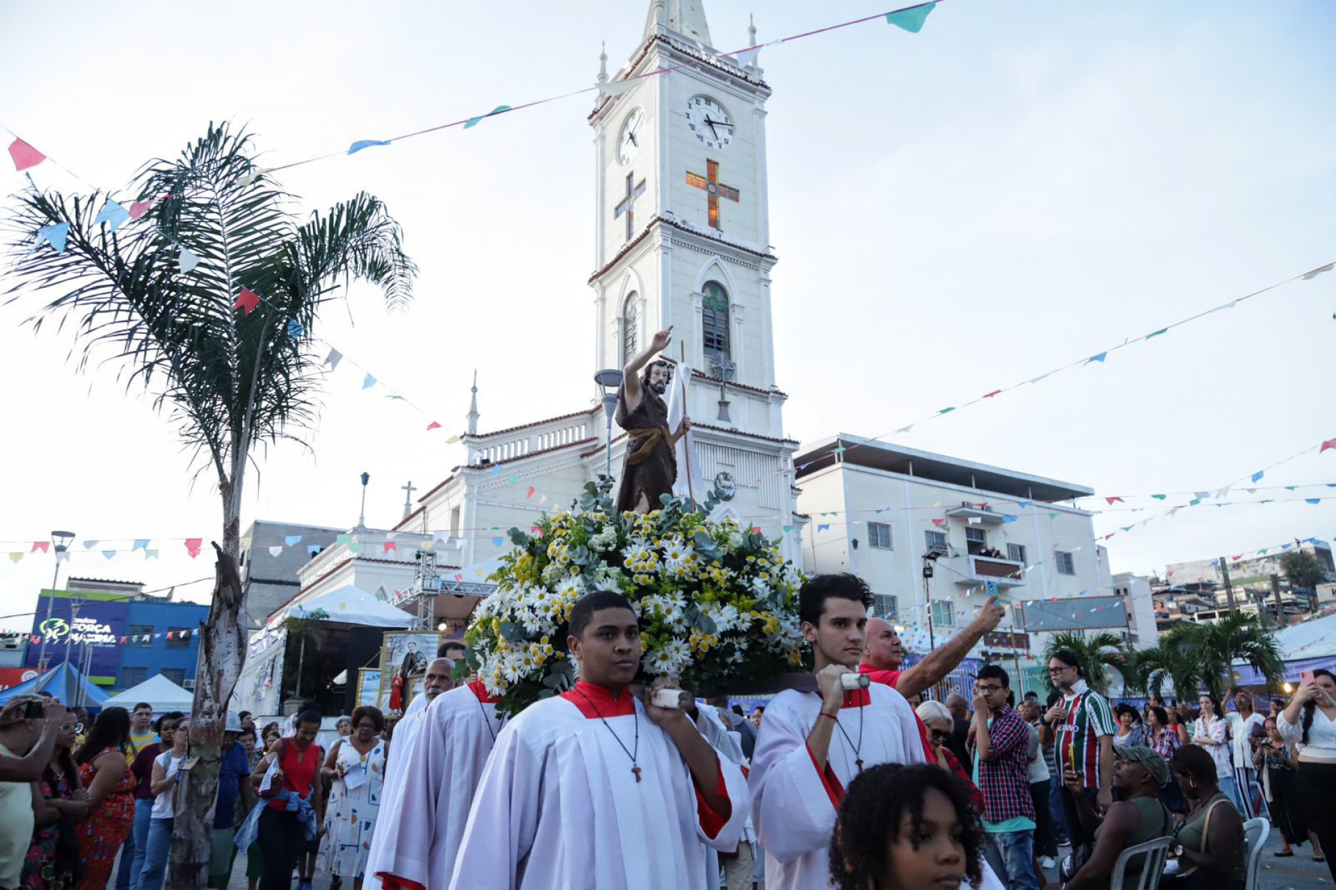 Missa campal em comemoração ao dia do padroeiro da cidade, São João Batista - Edgar Maciel