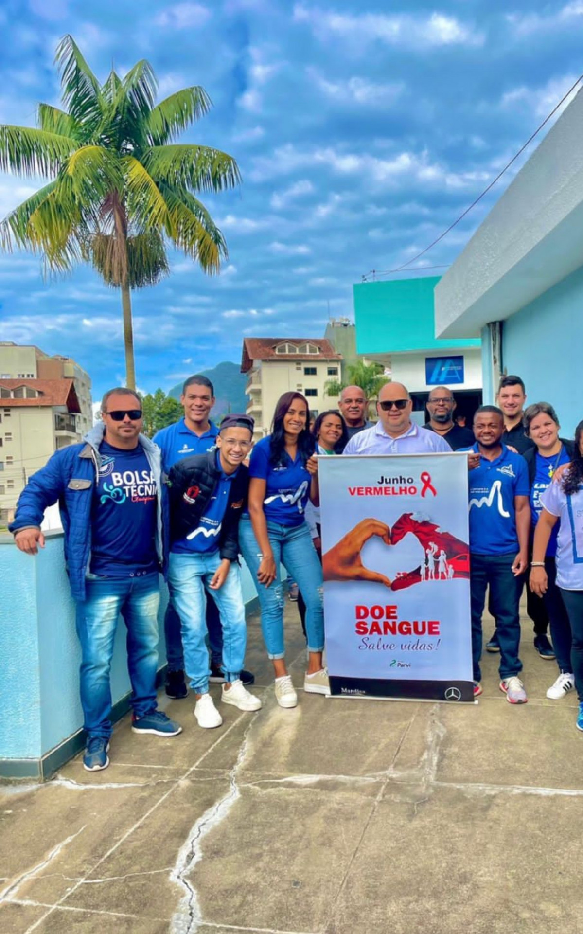 A campanha de doação de sangue em Guapimirim mobilizou funcionários e moradores - Secretaria de Esporte e Lazer de Guapimirim - Imagem cedida ao DIA