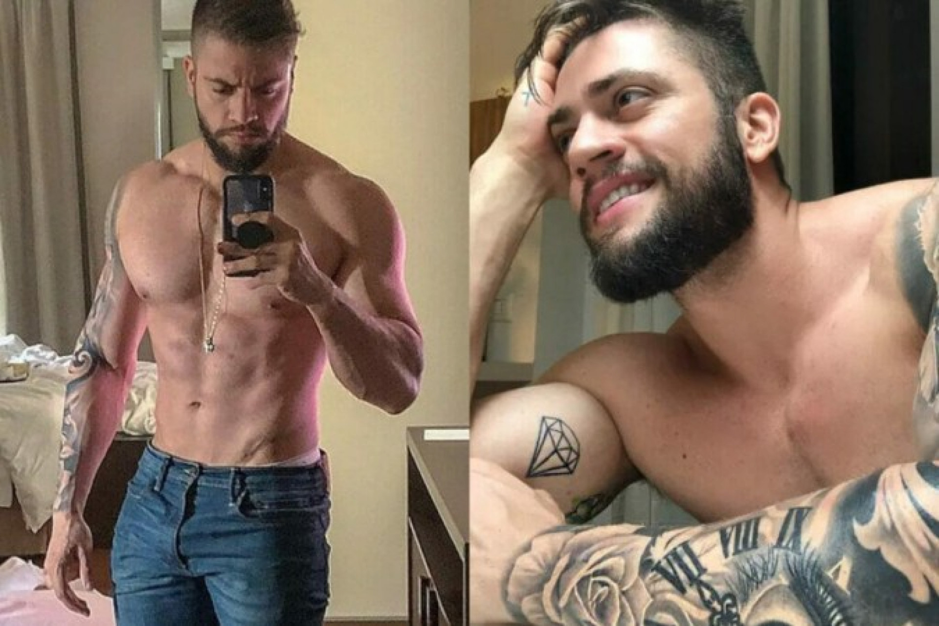 Rodrigo Godoy em A Fazenda - Foto reprodução Internet