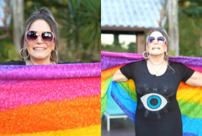 Susana Vieira posta vídeo com bandeira LGBTQIAP+ no Dia do Orgulho: 'Minha também'