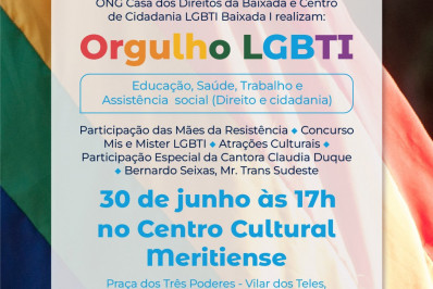 Dia do Orgulho em Meriti celebra diversidade e união nesta sexta (30)