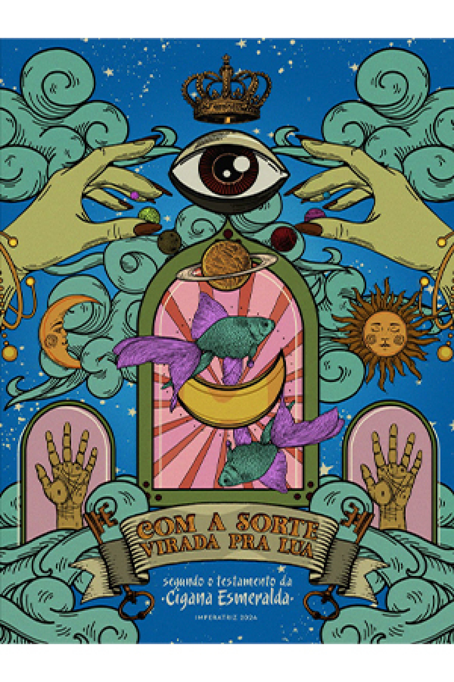 Vencedora em 2023, a Imperatriz Leopoldinense virá com o enredo 'Com a sorte virada pra lua, segundo o testamento da cigana Esmeralda' em 2024 - Reprodução