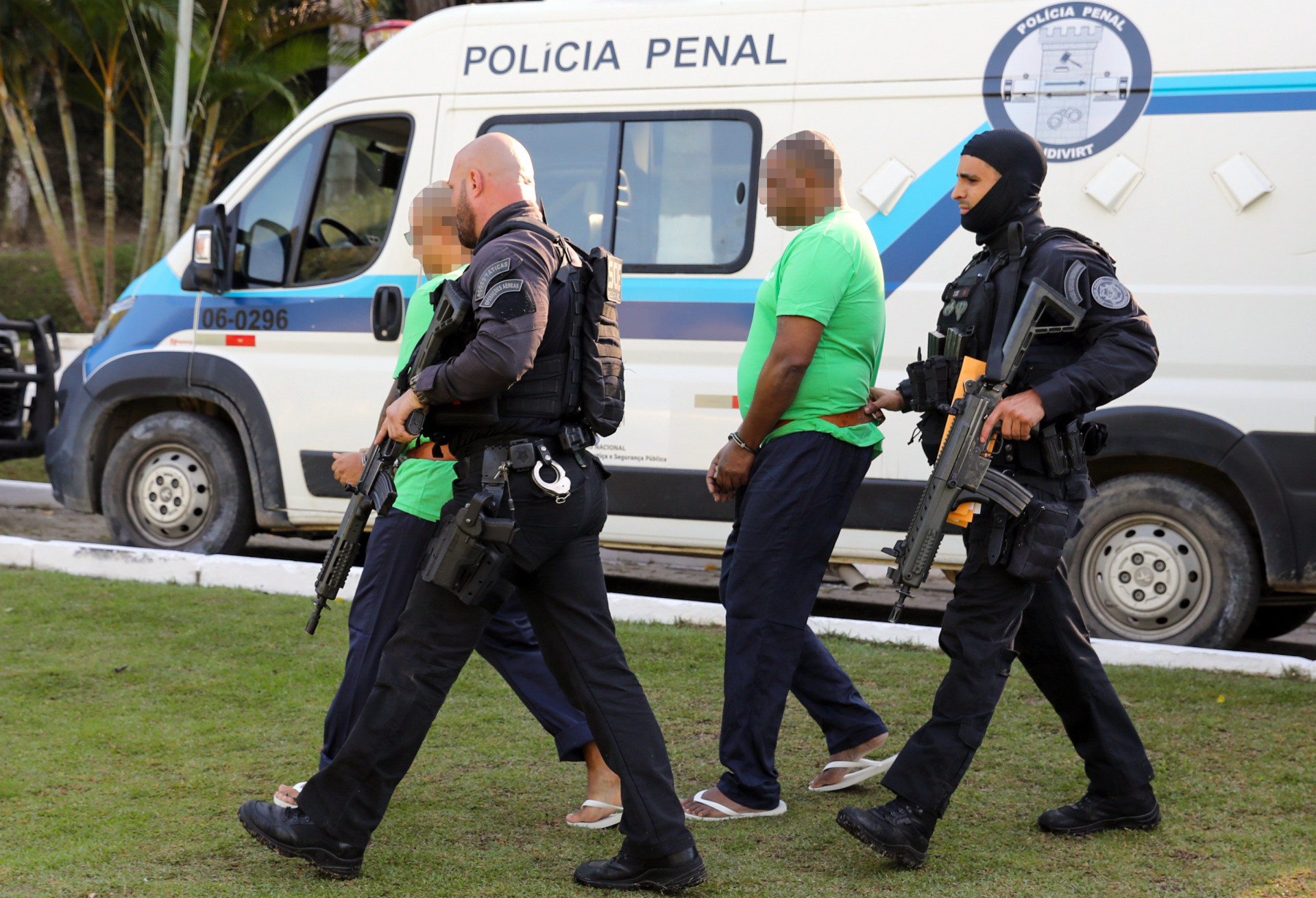 Governo do Rio transfere mais sete presos para presídio federal no Paraná - Governo do Rio/ Divulgação