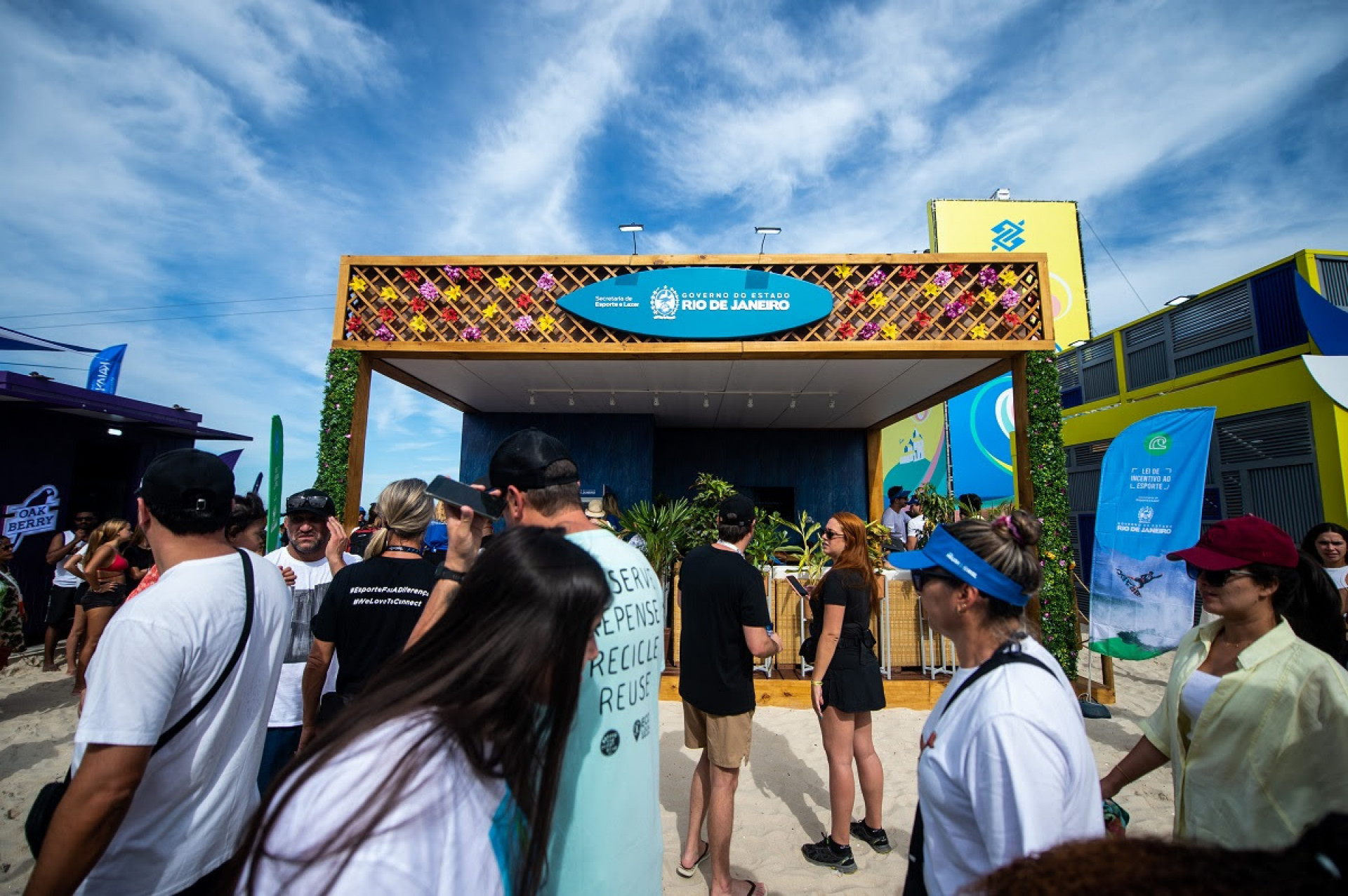 Estante da Secretaria de Esportes e Lazer do Governo do Estado do Rio de Janeiro - WSL/Duda Bairros