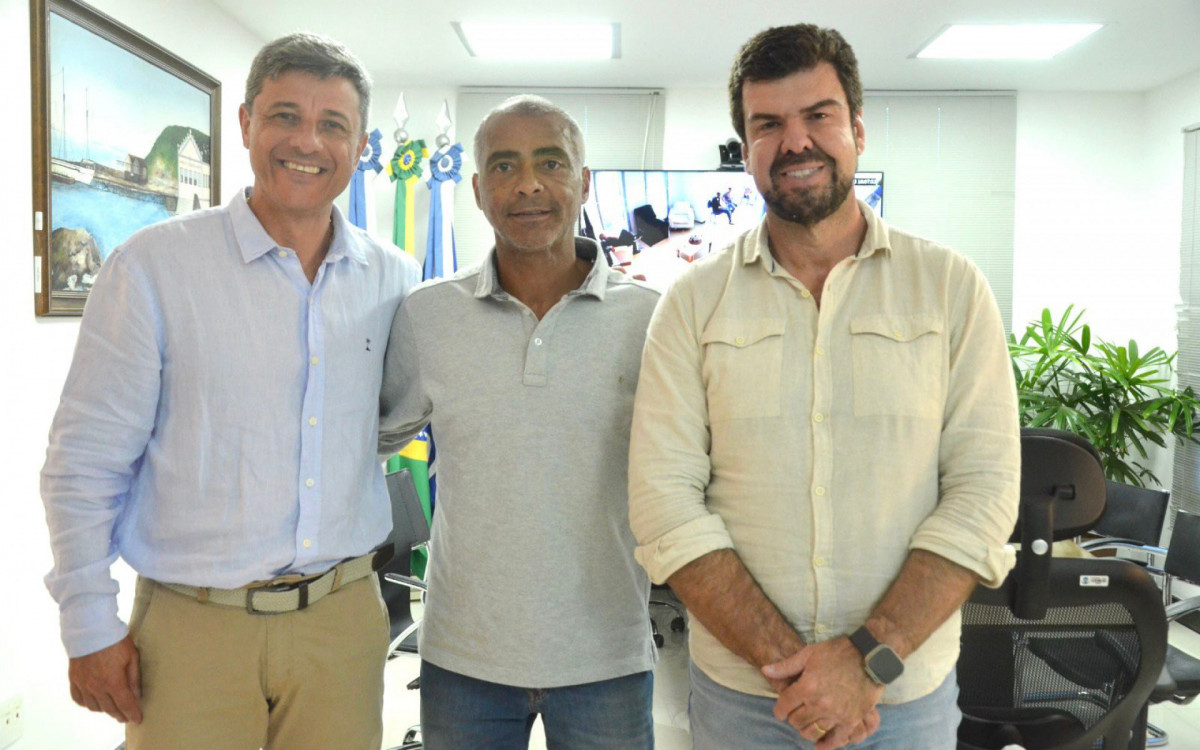 Romário demonstrou apoio às iniciativas discutidas durante a reunião