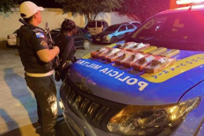 Apreensão de drogas na RJ-162: Mulher é presa com cerca de R$ 80 mil em entorpecentes