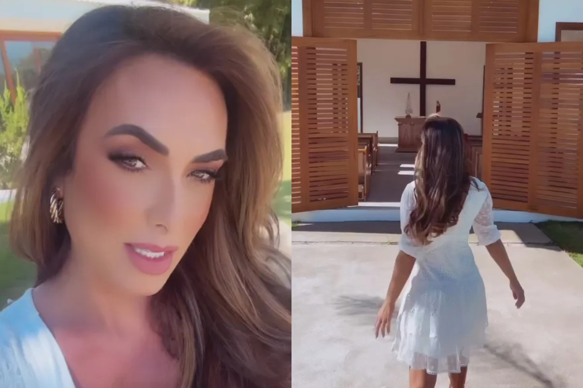 Nicole Bahls mostra capela que construiu em mansão no Rio - Reprodução/Instagram