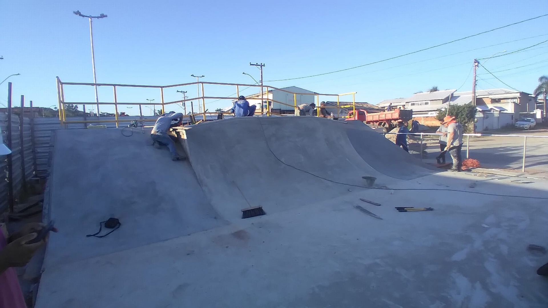 Prefeitura de Saquarema está construindo uma nova pista de skate street no bairro da Turfa - Divulgação/Prefeitura de Saquarema