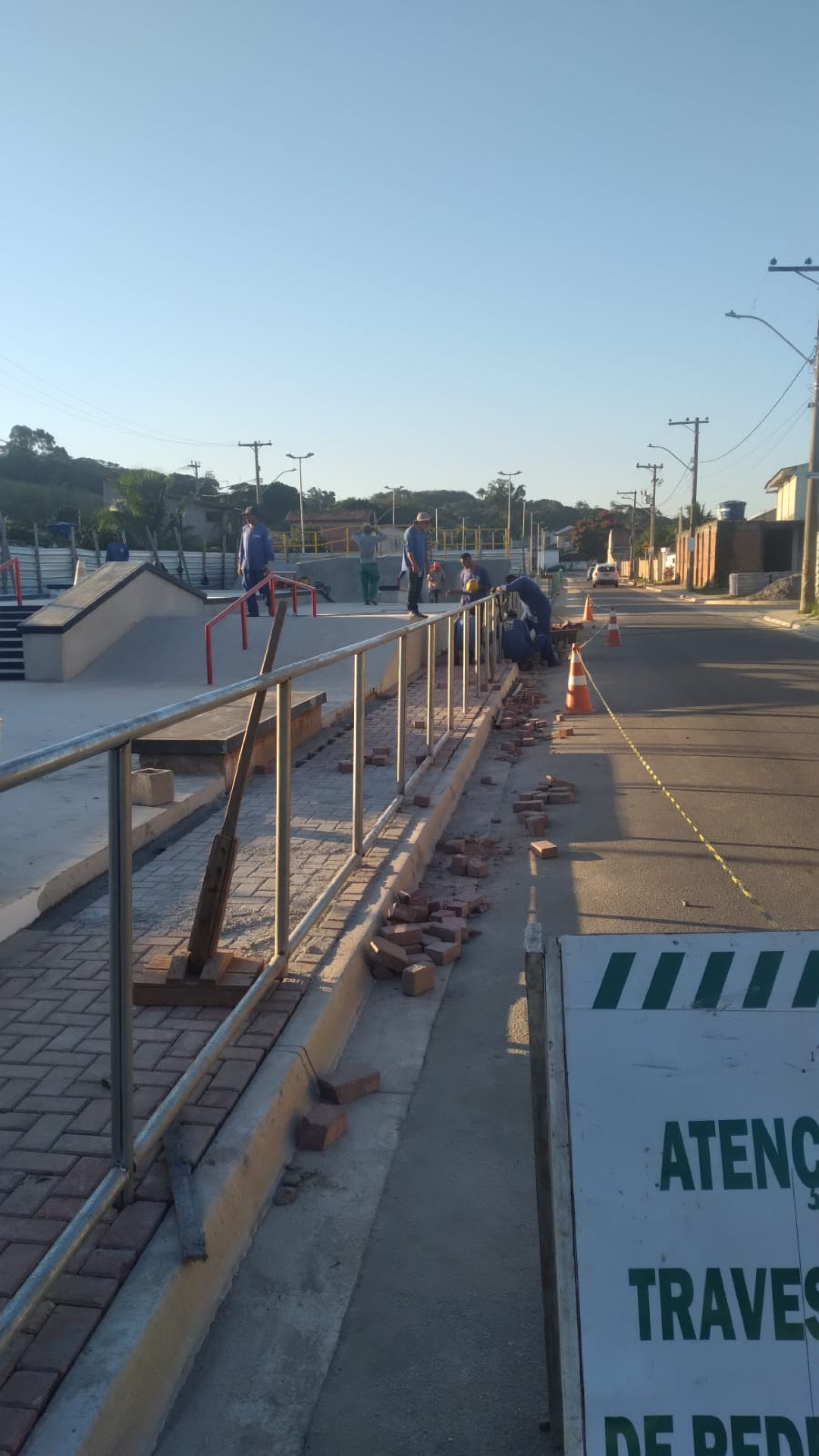 Prefeitura de Saquarema está construindo uma nova pista de skate street no bairro da Turfa - Divulgação/Prefeitura de Saquarema