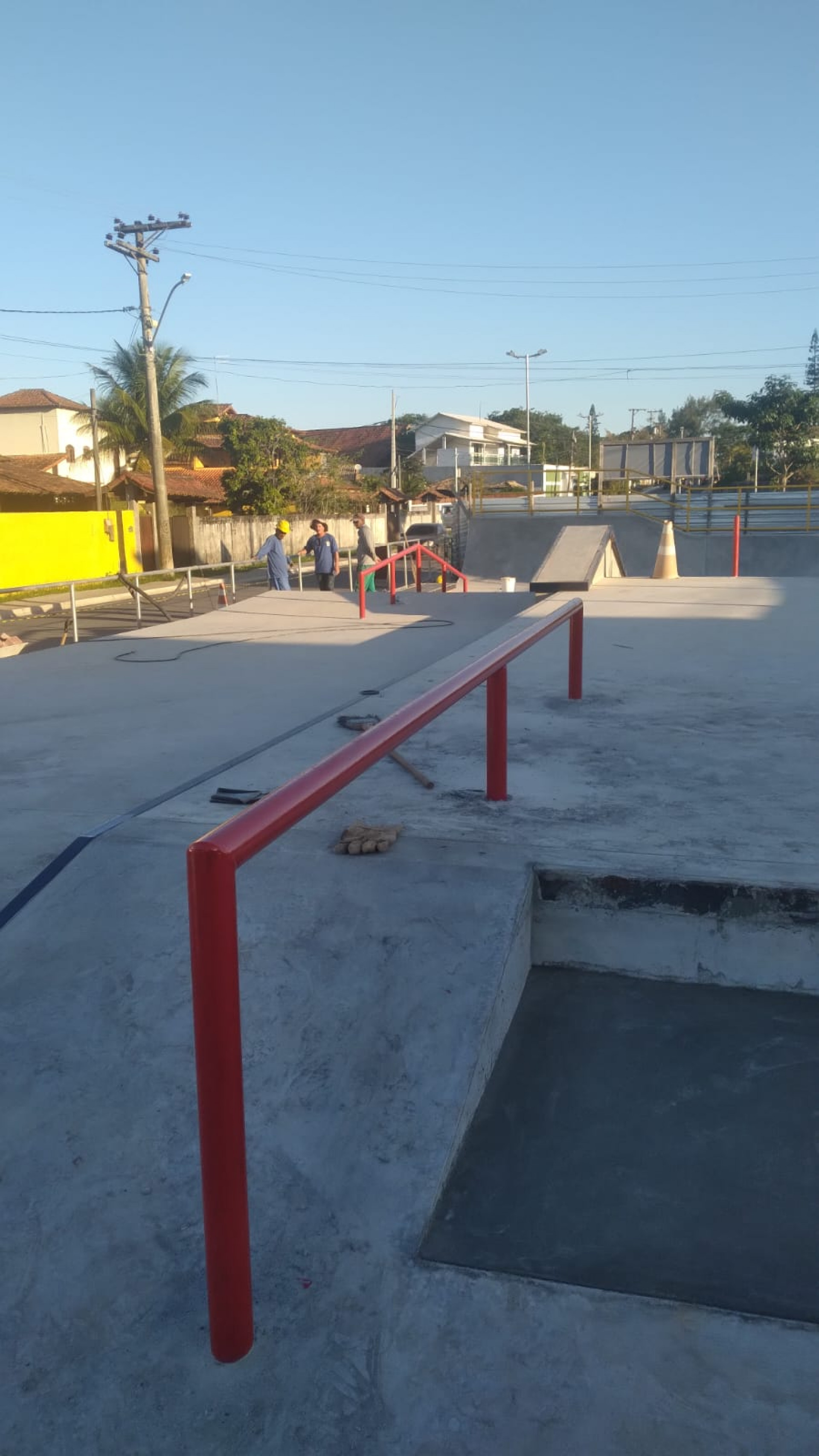 Prefeitura de Saquarema está construindo uma nova pista de skate street no bairro da Turfa - Divulgação/Prefeitura de Saquarema
