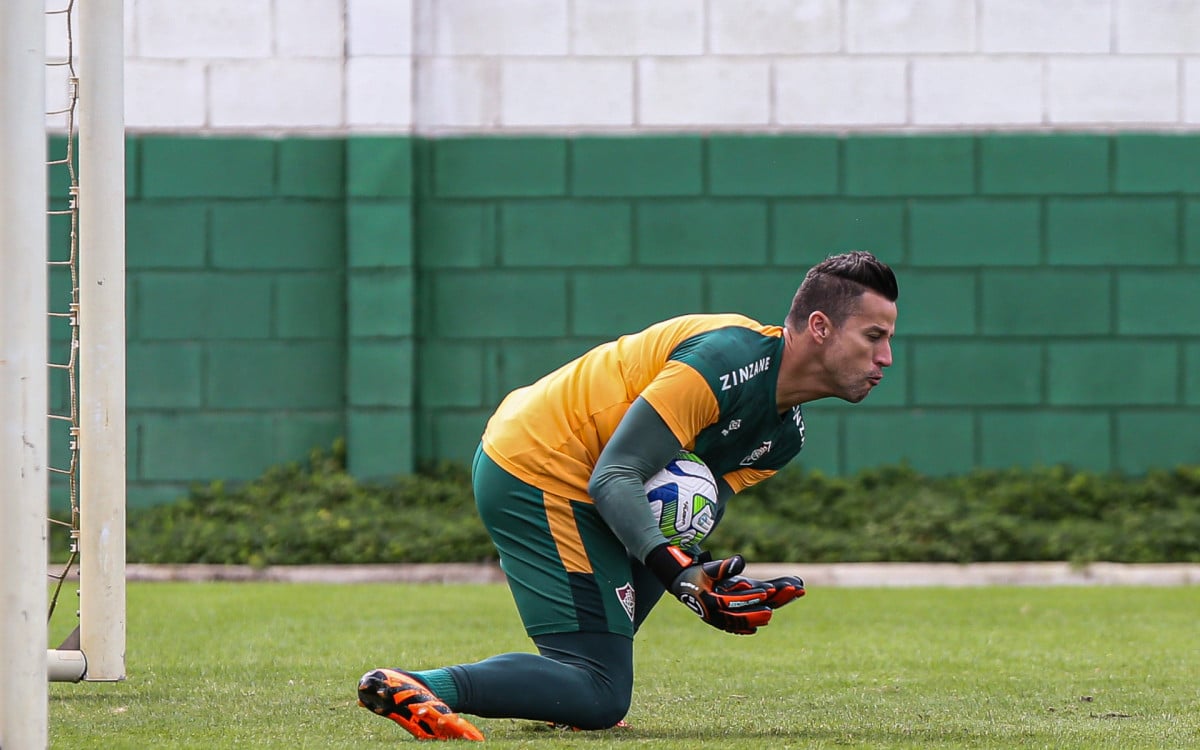 Fábio, titular absoluto na meta, tem se destacado mesmo no momento ruim da defesa tricolor - Marcelo Gonçalves / Fluminense