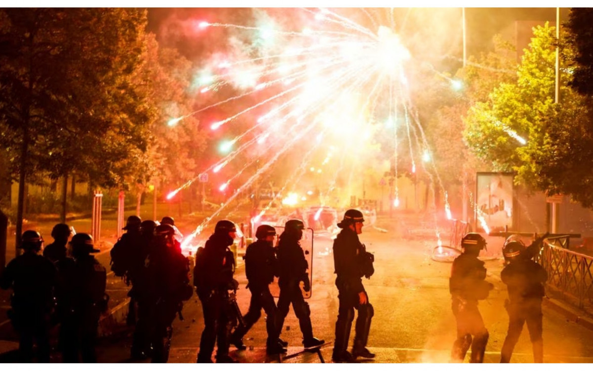 Diferentes sedes das provas dos Jogos de Paris estão em bairros afetados pelos distúrbios nos últimos dias, desencadeados pela morte de um jovem de 17 anos