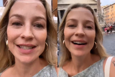 Luana Piovani é paquerada em viagem à Itália: 'Do lado do namorado'