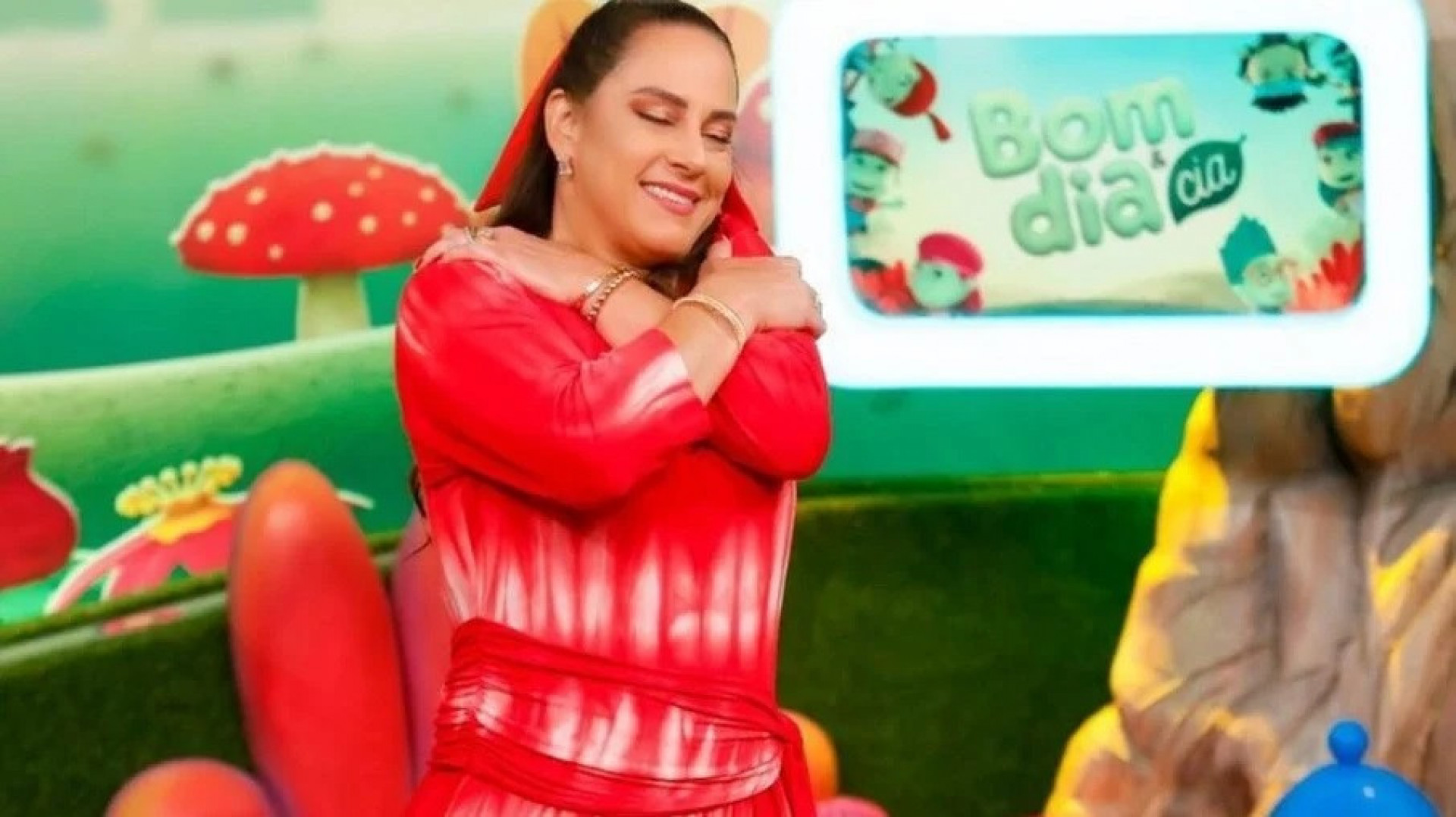 Silvia Abravanel é a apresentadora do 'Bom Dia e Cia' - Reprodução