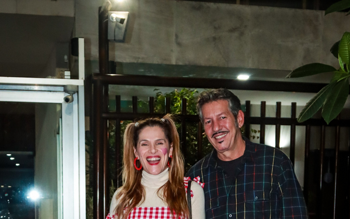 Ingrid Guimar&atilde;es e o marido, Ren&ecirc; Machado