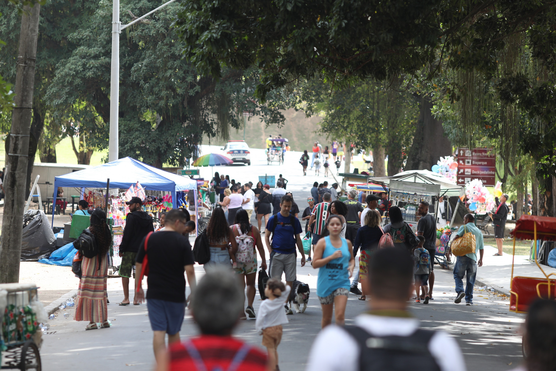 Domingo na Quinta da Boa Vista. Foto: Pedro Ivo/ Agência O Dia - Pedro Ivo/Agência O Dia