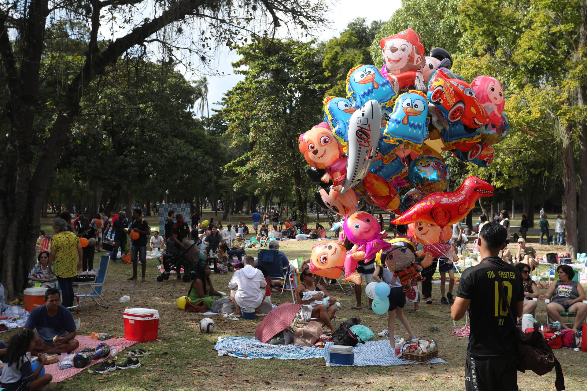 Domingo na Quinta da Boa Vista. Foto: Pedro Ivo/ Agência O Dia - Pedro Ivo/Agência O Dia