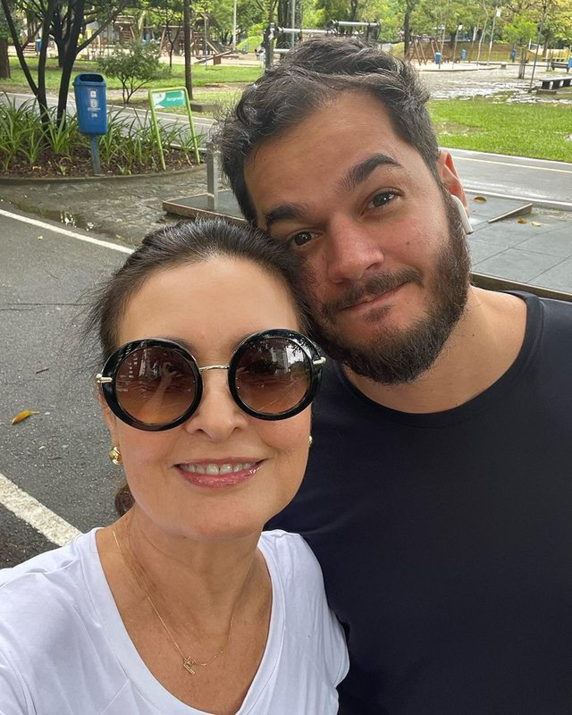 Fátima Bernardes e Túlio Gadelha  - Reprodução / Instagram 