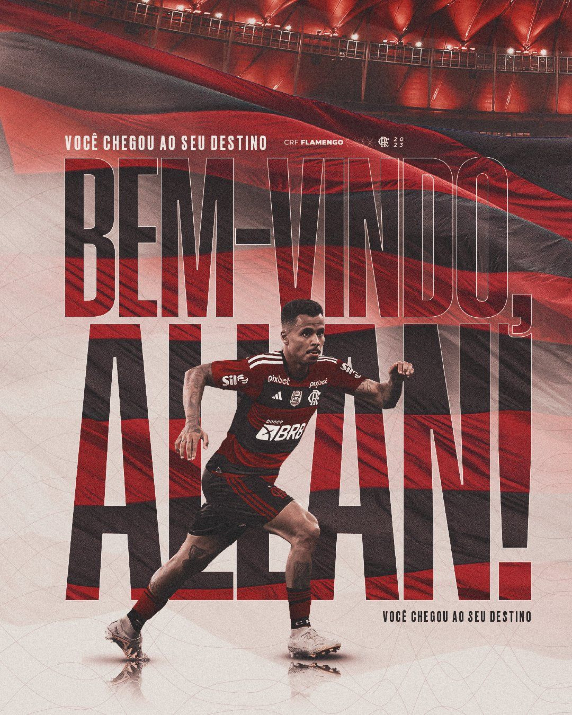 Allan &eacute; o novo refor&ccedil;o do Flamengo