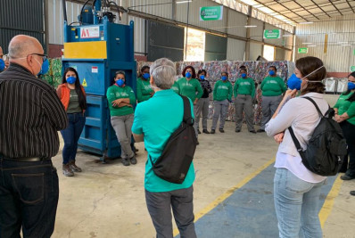 Exemplo em reciclagem, Três Rios recebe representantes do BNDES