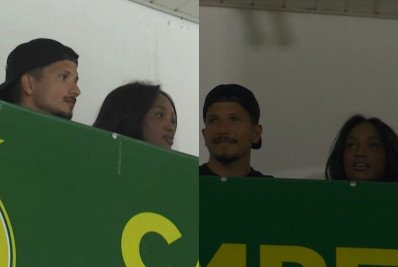 Iza acompanha o namorado em jogo de futebol e viraliza na web: 'O amor existe'