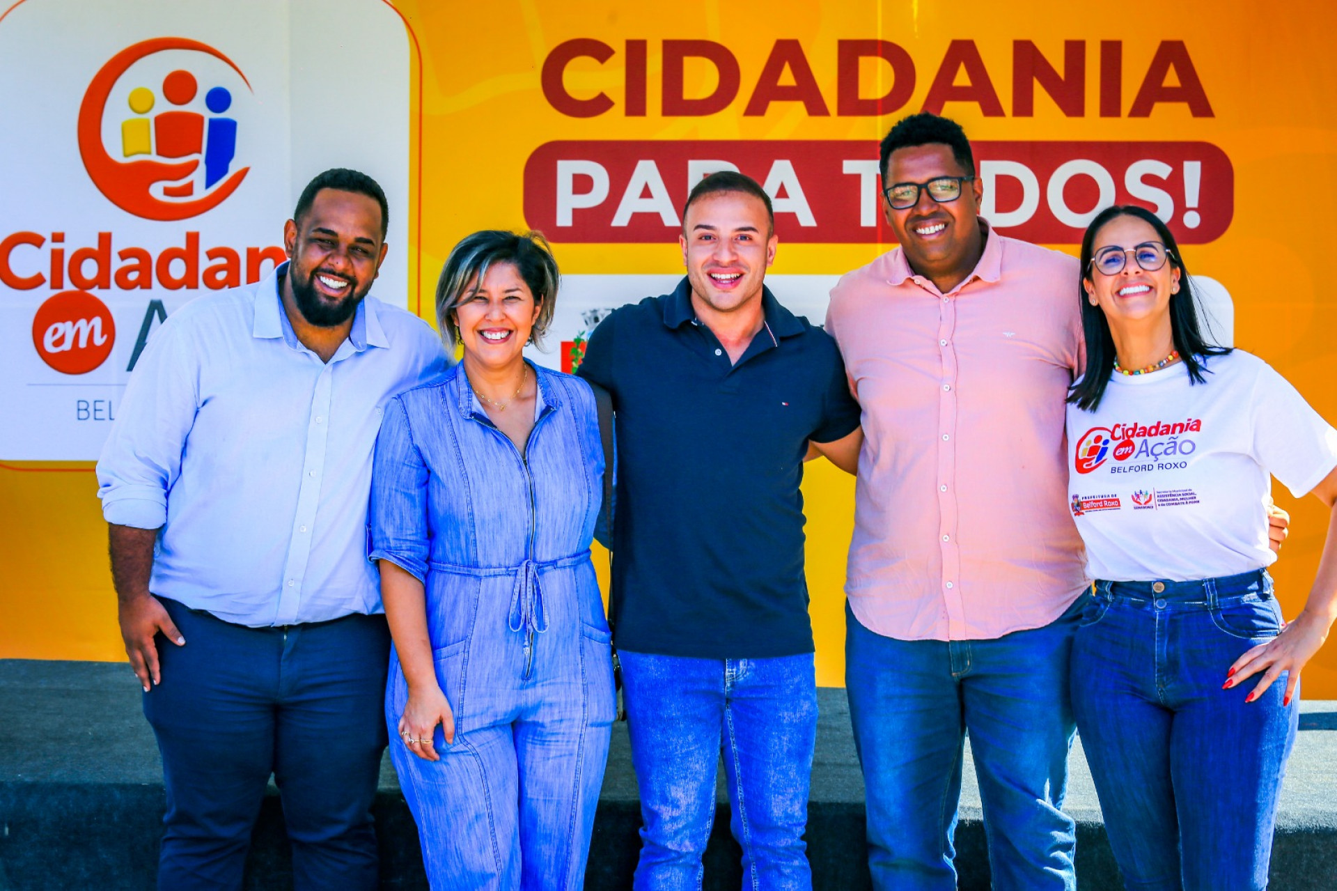 Kauly Luz , Karol Mendez, Matheus Carneiro, Ronald Sorriso e Tati Ervite no Cidadania em A&ccedil;&atilde;o - Rafael Barreto / PMBR