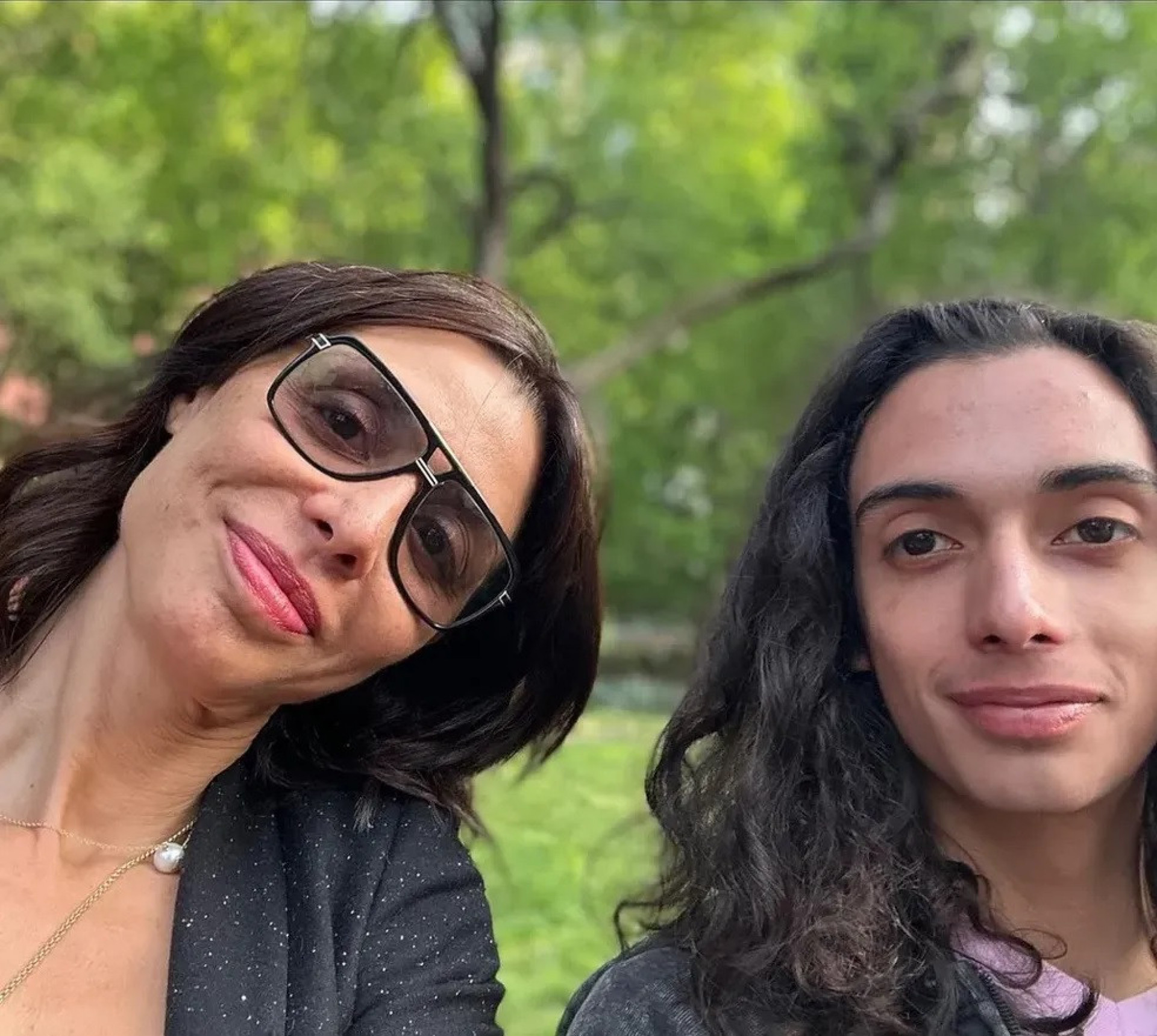 Drena, filha de Robert De Niro, e Leandro - Reprodução / Instagram