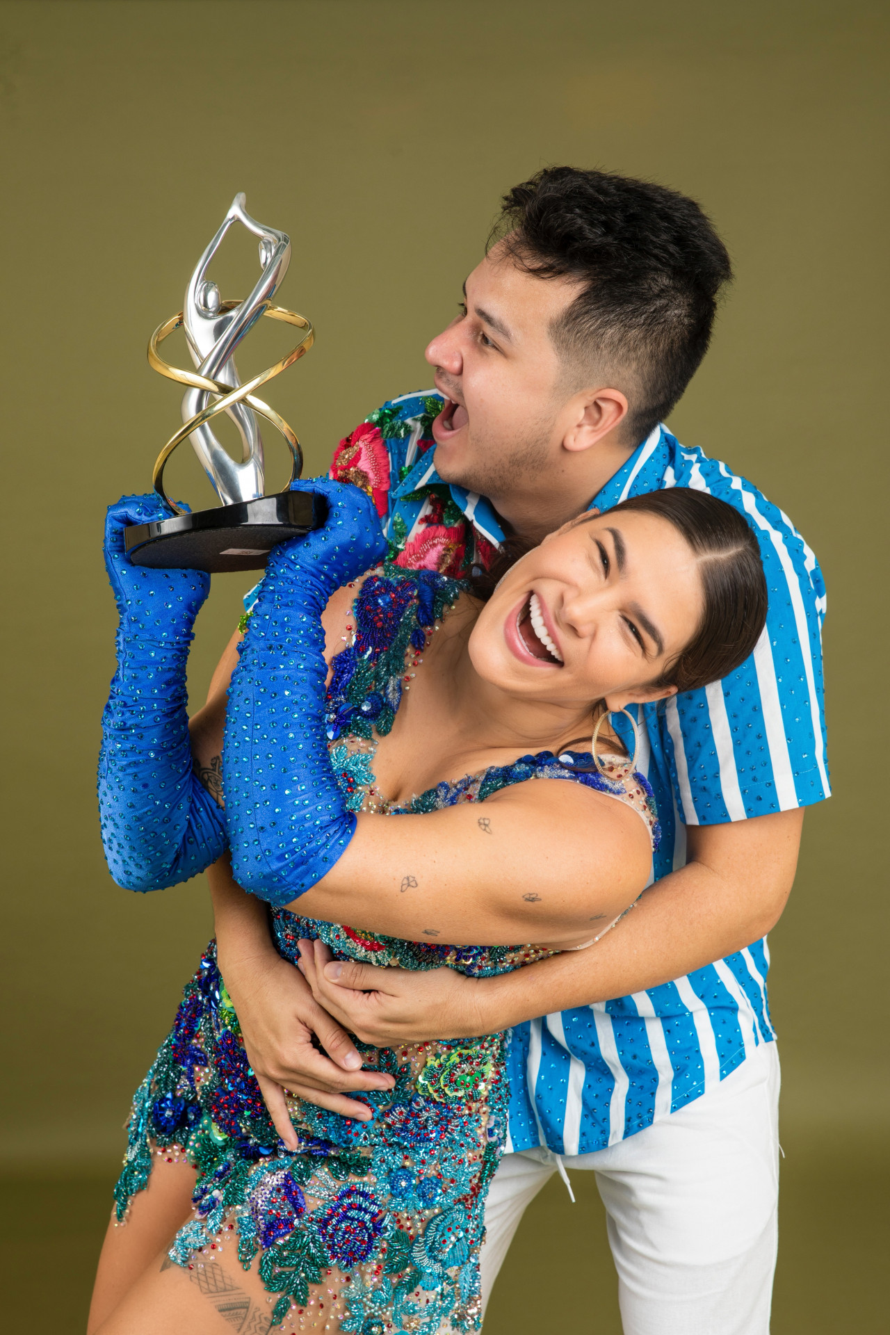  Priscila Fantin e Rolon Hon vencem a Dan&ccedil;a dos Famosos - Jo&atilde;o Miguel Jr / TV Globo