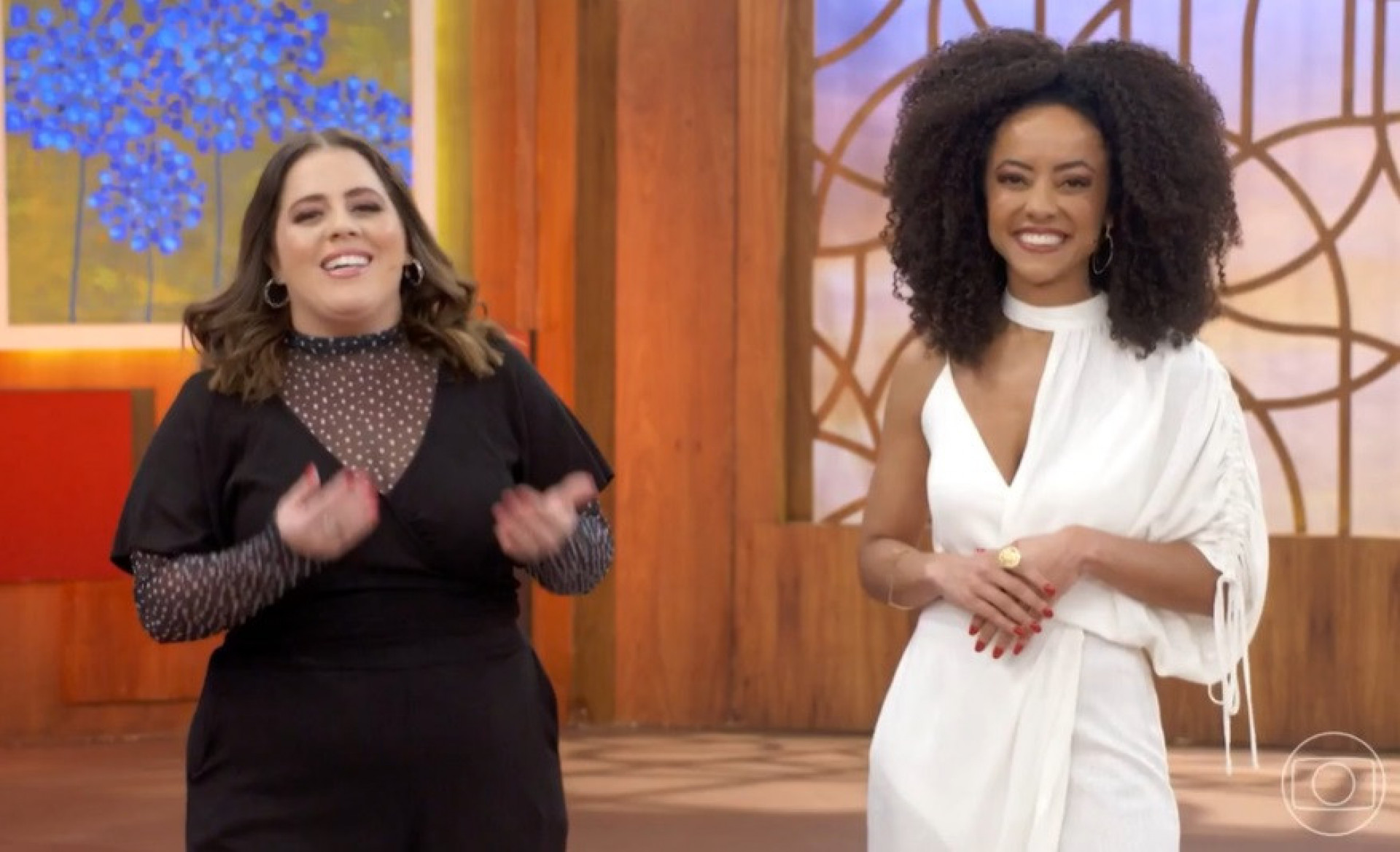 Tati Machado e Valéria Almeida comandam o 'Encontro' - Reprodução de vídeo / TV Globo