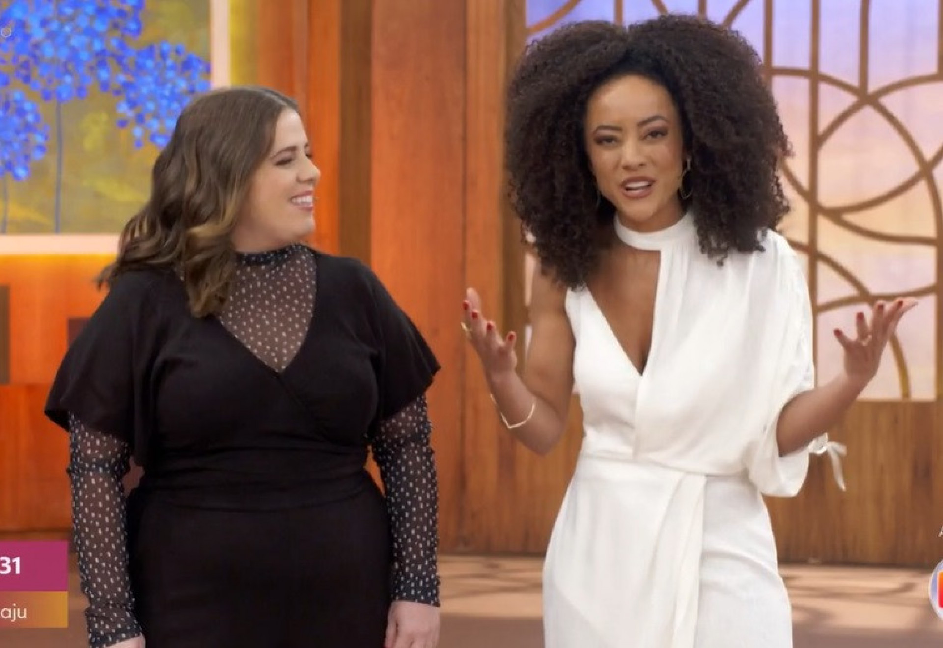 Tati Machado e Valéria Almeida comandam o 'Encontro' - Reprodução de vídeo / TV Globo