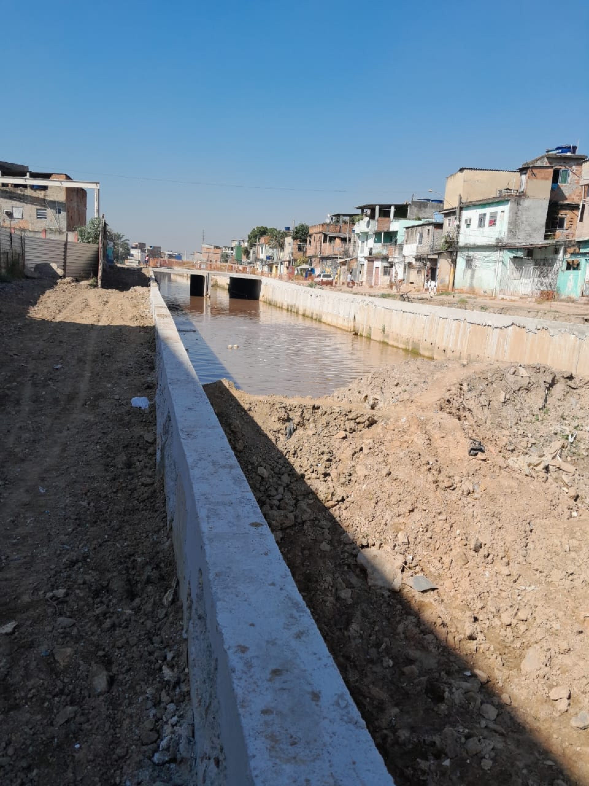 Canaliza&ccedil;&atilde;o do Canal Caboclo, em Caxias