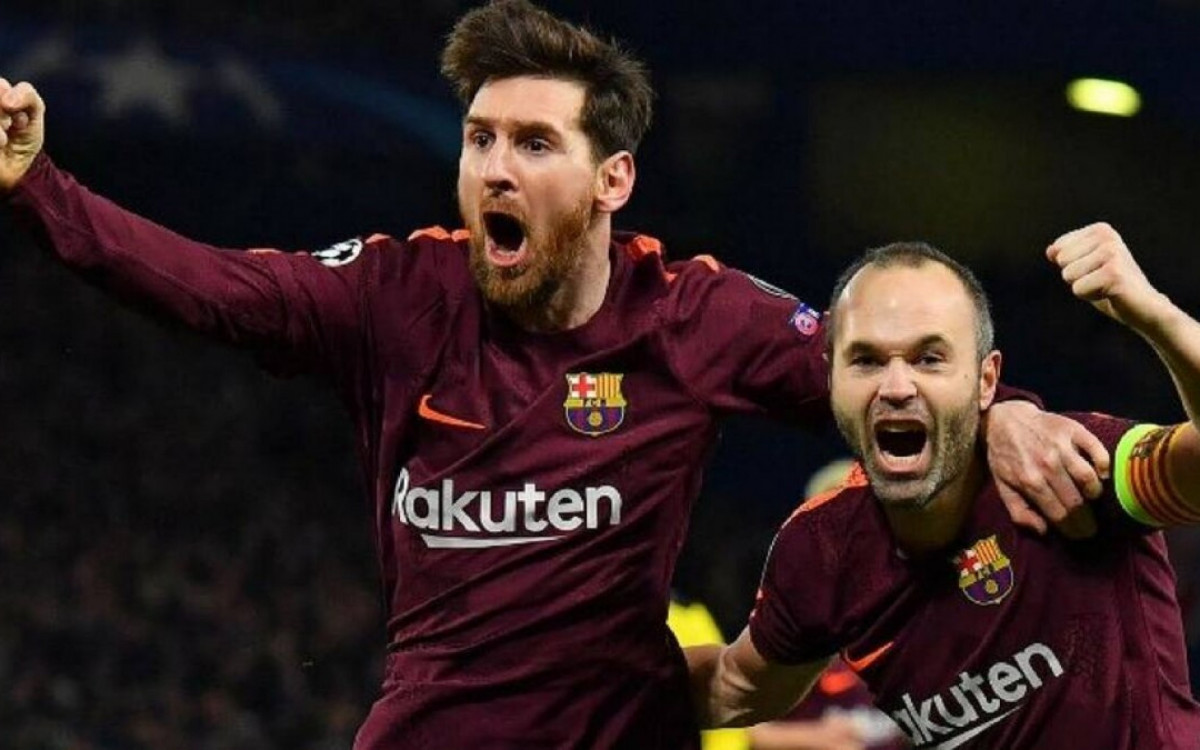 Messi e Iniesta foram multicampe&otilde;es pelo Barcelona