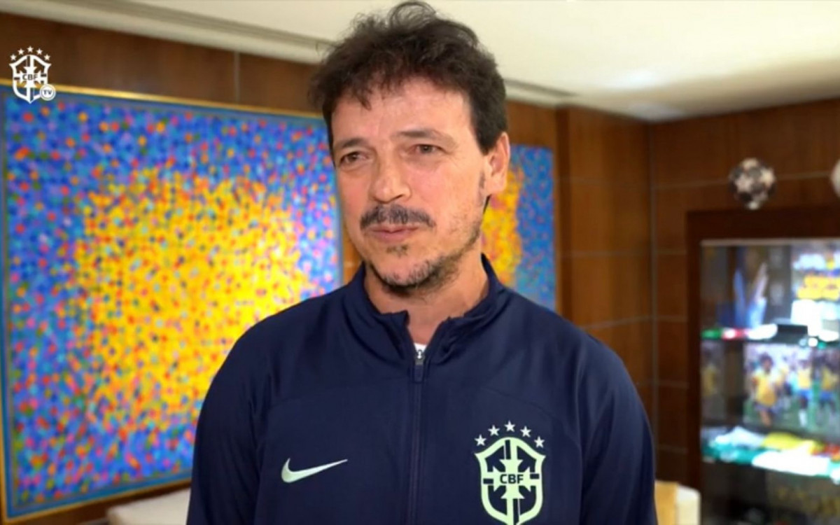 Fernando Diniz é o novo técnico interino da Seleção Brasileira - Foto: Reprodução/CBF TV