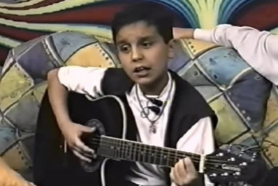 Luan Santana relembra apresentação em programa de TV na infância