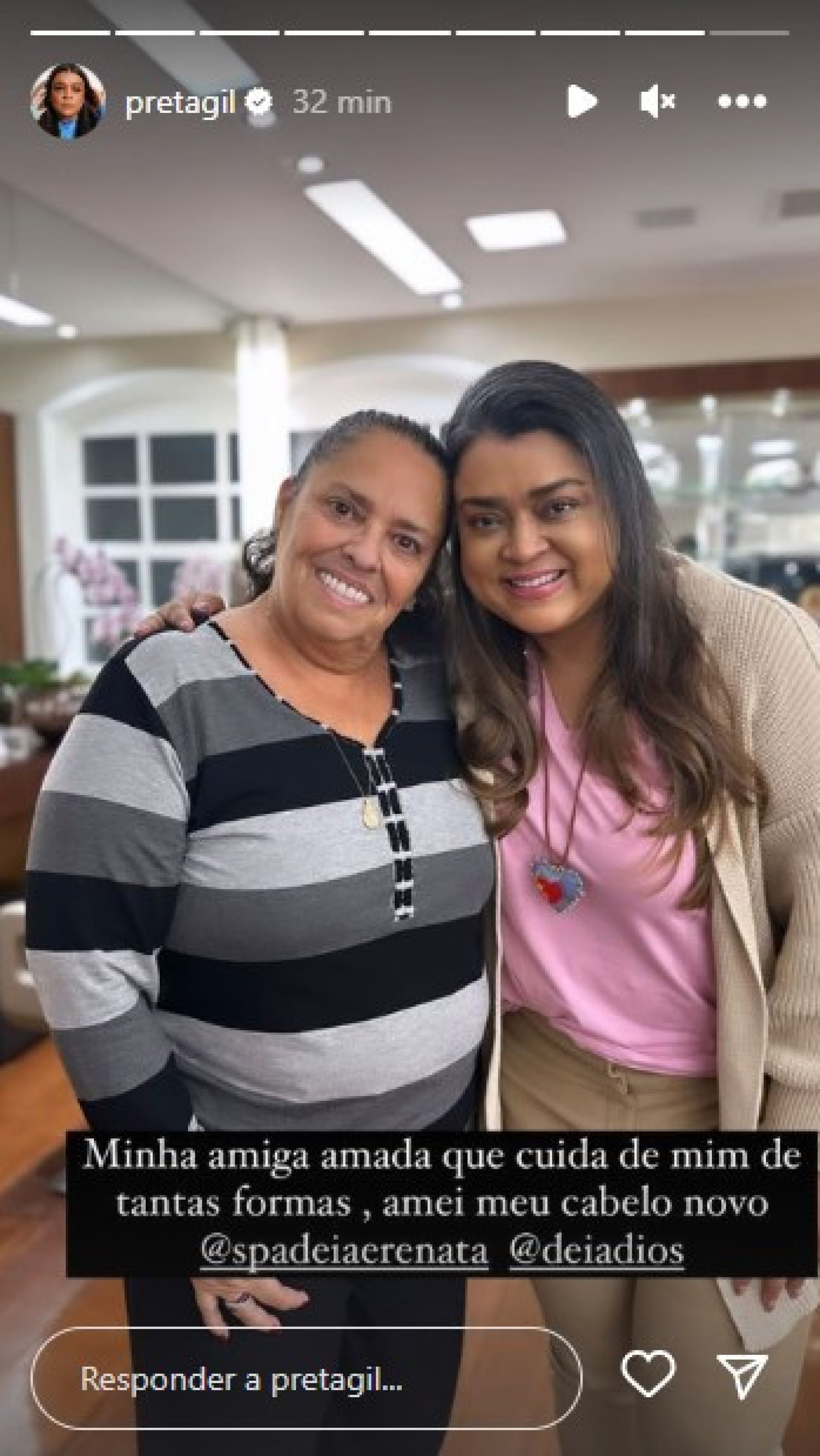 Preta Gil mostra bastidores de transformação - Reprodução/Instagram