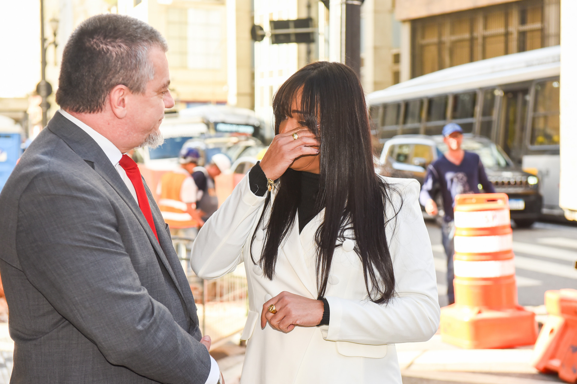 Lisa Gomes presta depoimento em Delegacia no Centro de São Paulo - Marcelo/Ag.News