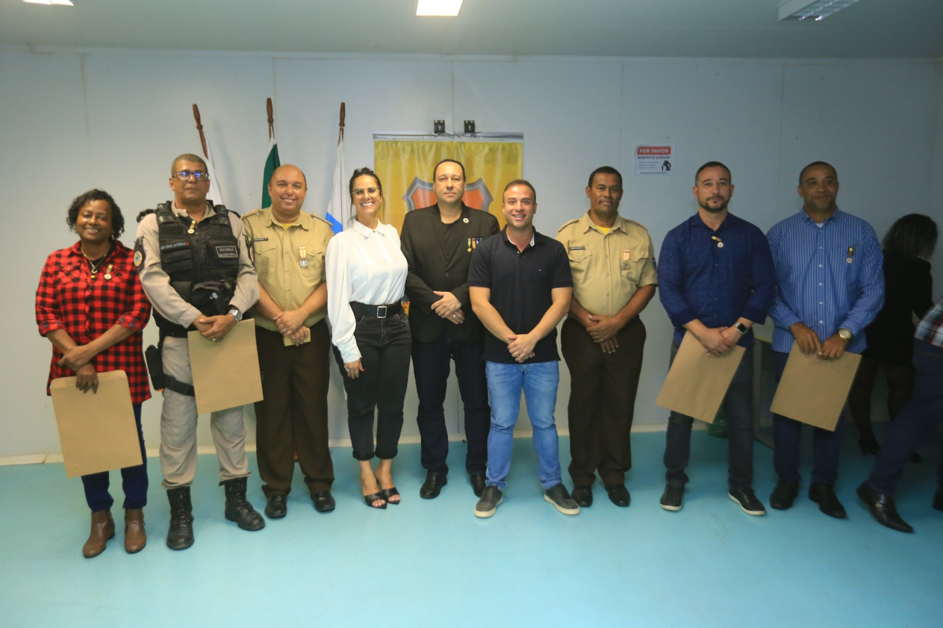 A solenidade da festa julina no Cederj contou com a participa&ccedil;&atilde;o de diversas autoridades - Rafael Barreto / PMBR