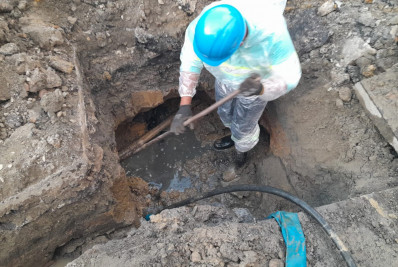 Obras de rede de água potável chegam ao bairro da Jacutinga