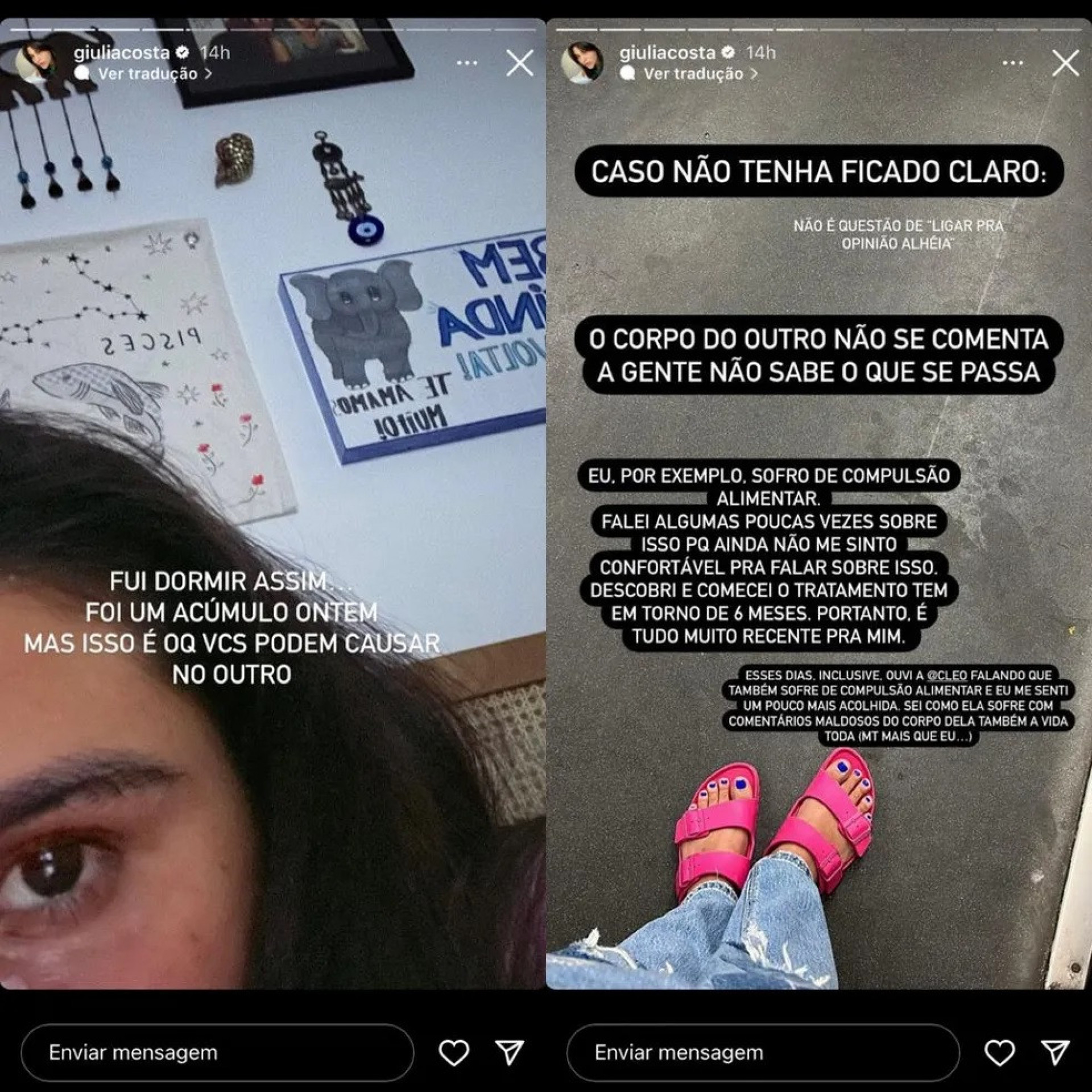Giulia Costa desabafa sobre comentários maldosos recebidos no Instagram - Reprodução / Instagram