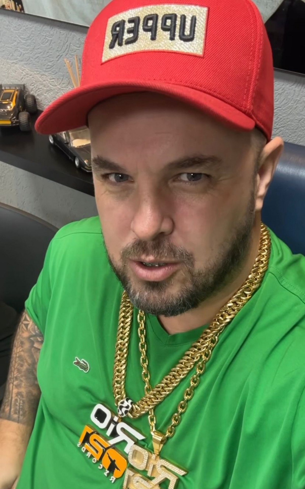 Sydney de Oliveira Bastos J&uacute;nior, CEO da produtora Rio 021 Records, foi preso neste domingo - Reprodu&ccedil;&atilde;o / Redes sociais