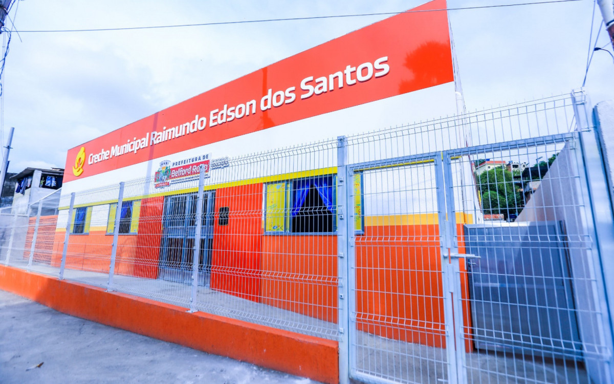 A creche Raimundo &Eacute;dson dos Santos tem cinco salas de aula e capacidade para 230 alunos