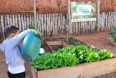 Projeto com base em experiência de horta pedagógica é apresentado em conferência na Espanha