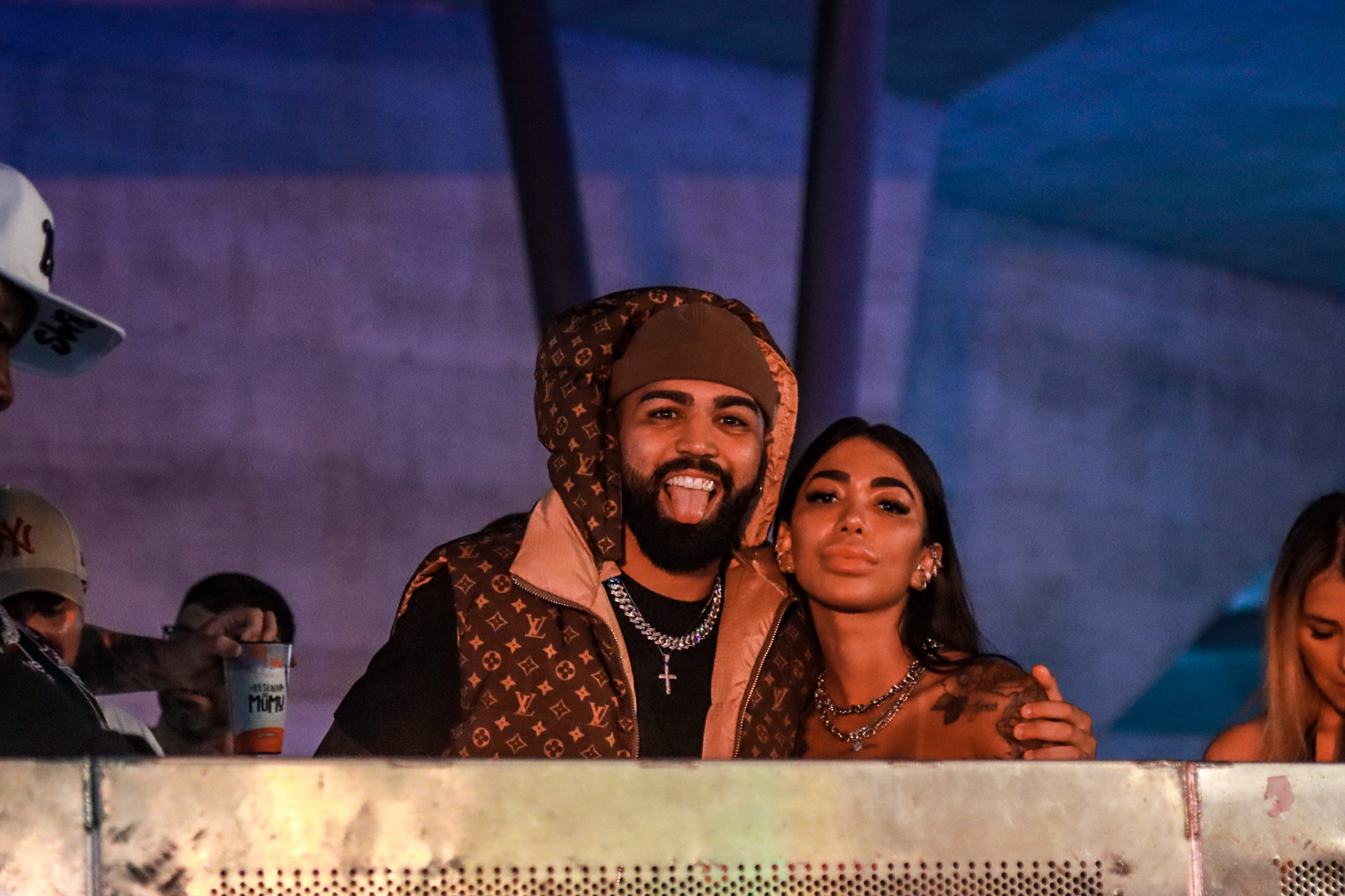 Gabigol e a irmã Dhiovanna Barbosa - Victor Chapetta / Agnews