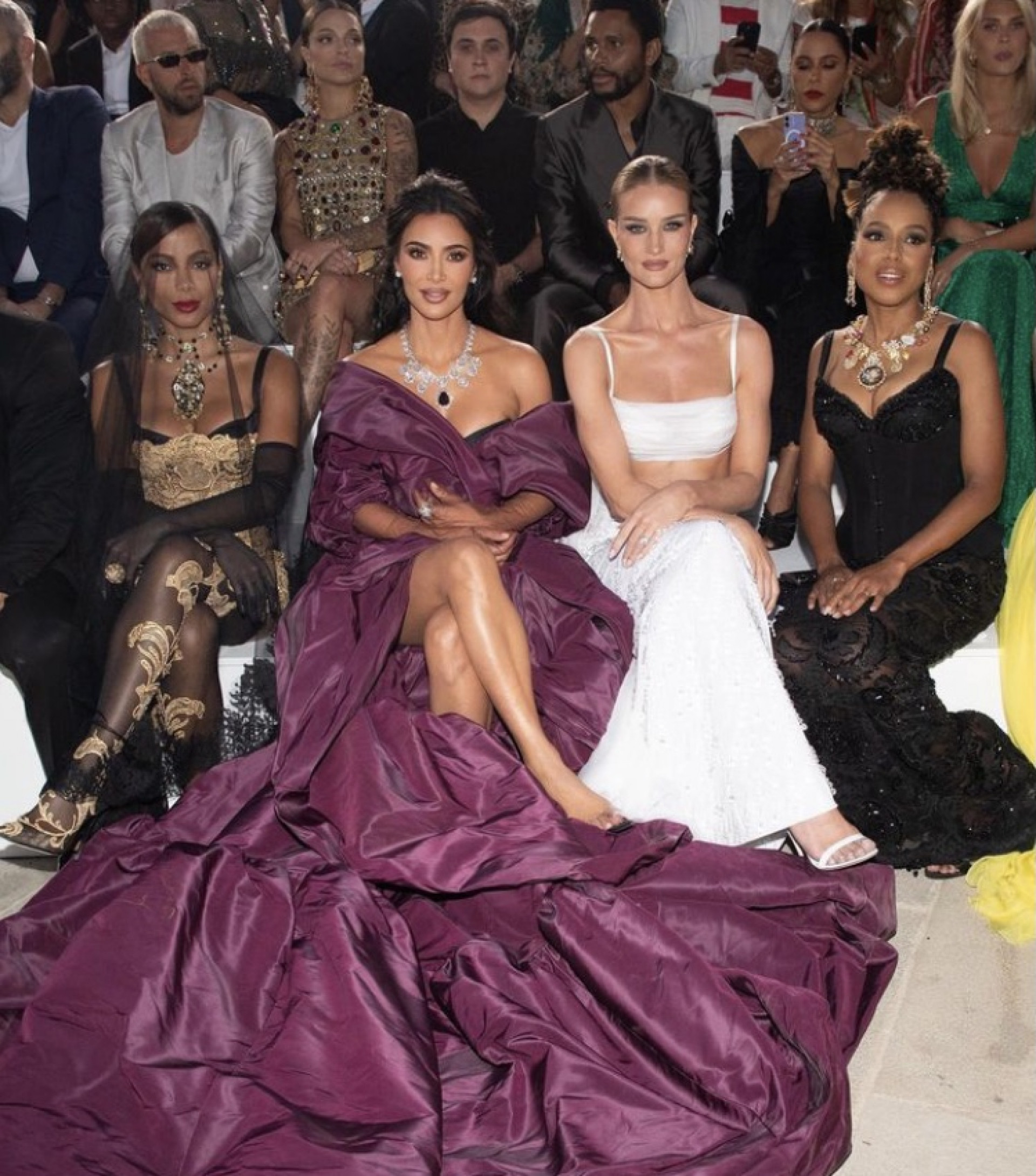 Anitta, Kim Kardashian, Rosie Huntington-Whiteley e Kerry Washington - Reprodução / Instagram