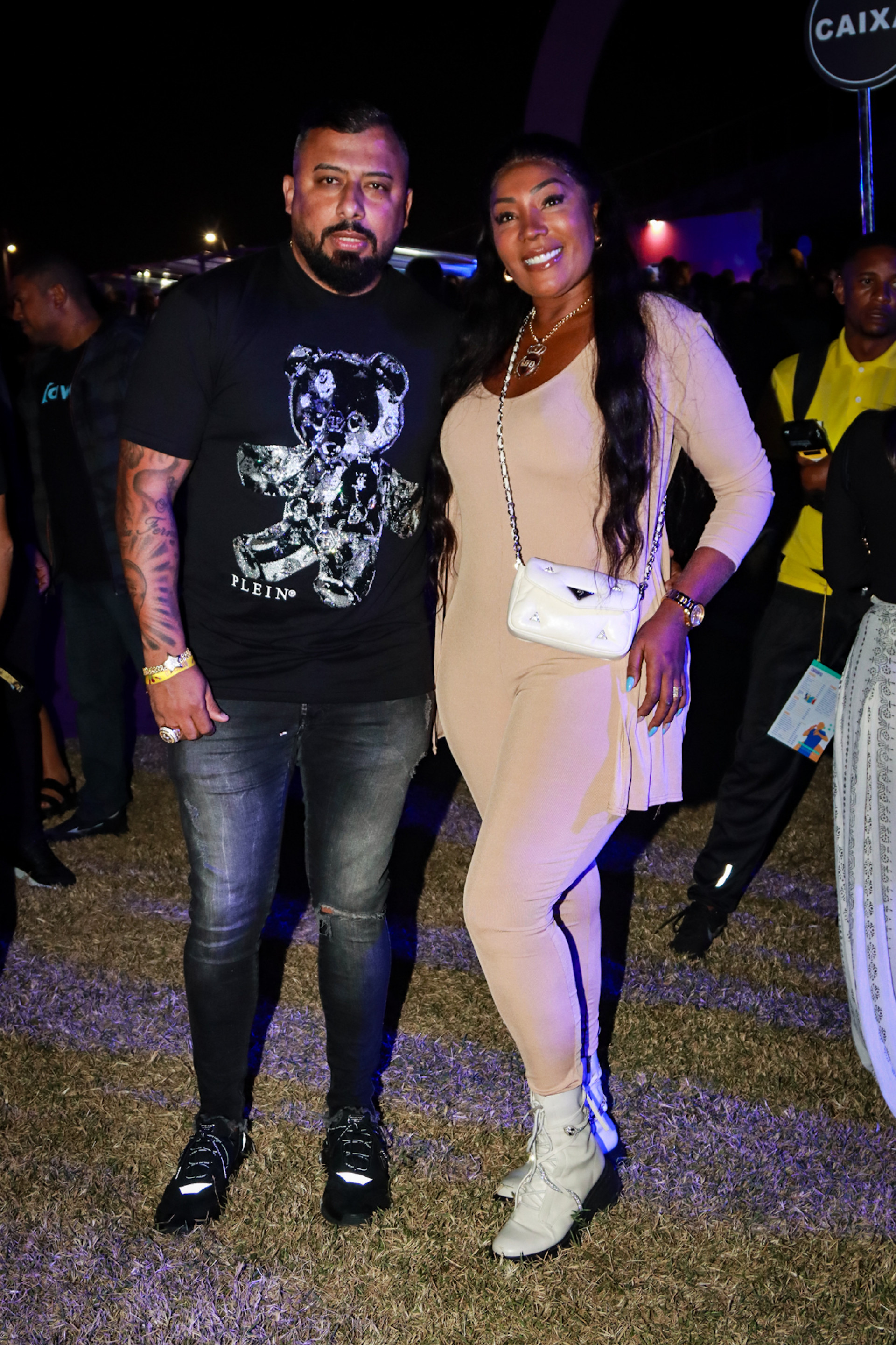 Silvana, mãe de Ludmilla, e o namorado - Victor Chapetta / Agnews