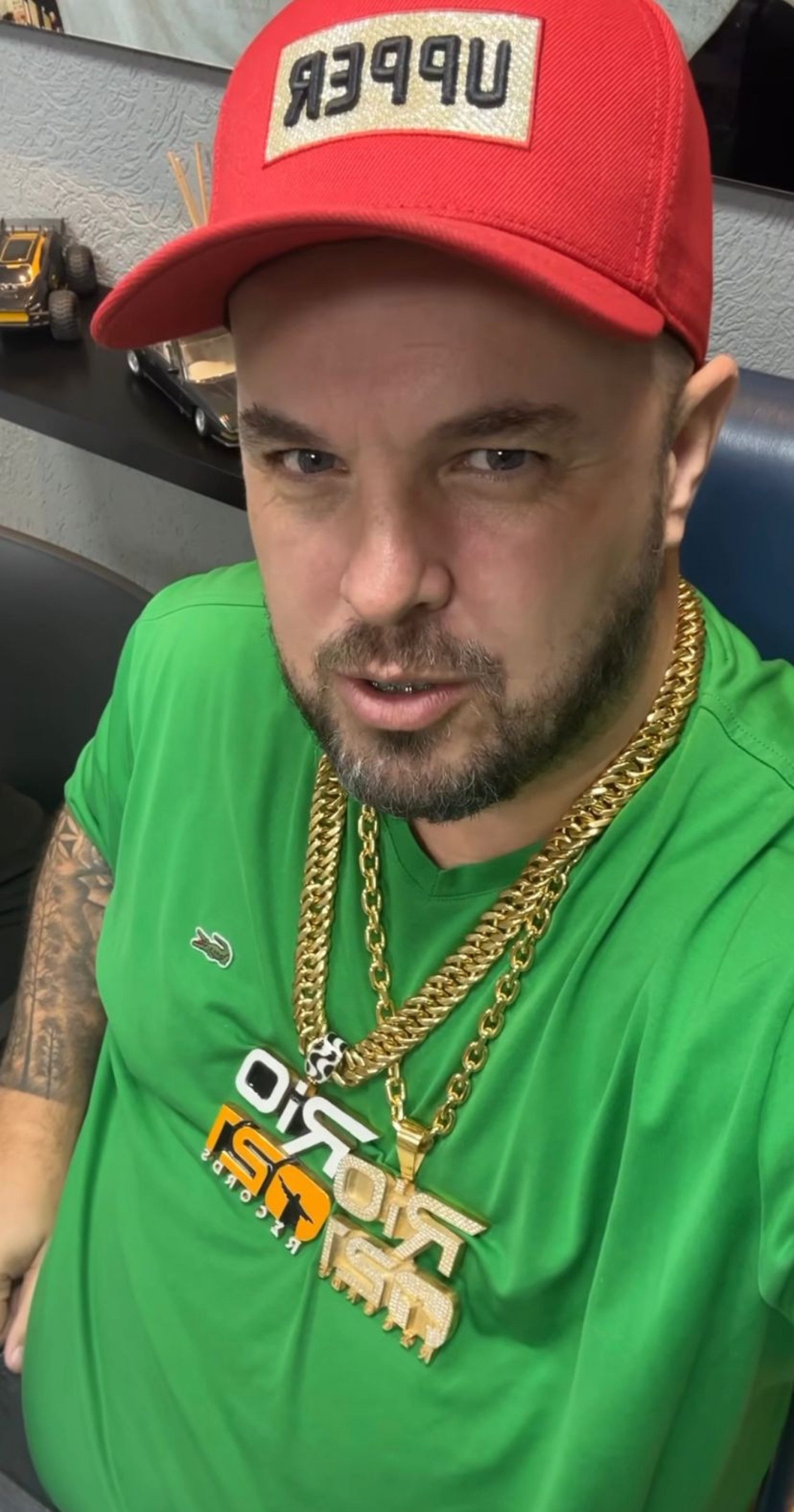 Sidney de Oliveira Bastos J&uacute;nior, CEO da produtora Rio 021 Records, foi preso neste domingo